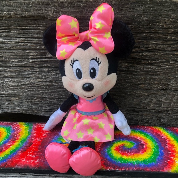 Disney Junior star Minnie Mouse bean plush Mickey clubhouse stuffed animal toy💕 - Picture 1 of 11